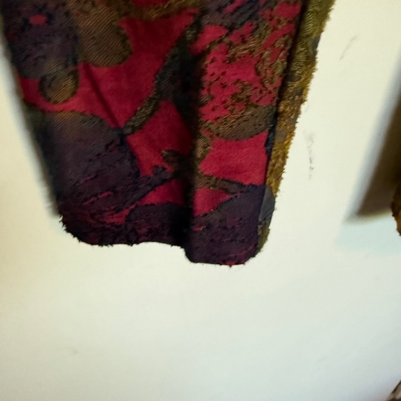 Kamana Multi Color Textured Zip Up Lightweight Jacket Hood Large Art to Wear - Picture 4 of 13